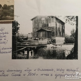 Młyn w Gutarzewie zakupiony w 1936 roku przez Wacława Cioska