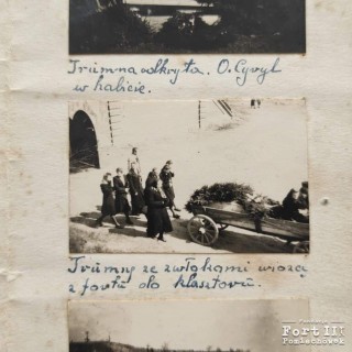Albumik dokumentujący ekshumację ciała ojca Cyryla 11.04.1945 (str. 3)