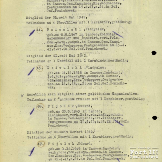 Dokumentacja aktowa Tajnej Policji Państwowej w Ciechanowie w sprawie Stefana Małeckiego, ur. 13.04.1913 (i innych)