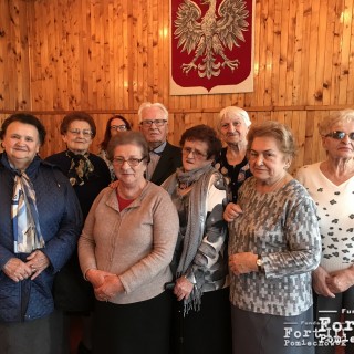 Spotkanie więźniów Fortu - 11.10.2019 roku. Pani Teresa Dziedzicka pierwsza z prawej strony.