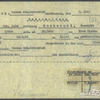Dokumentacja KL Mauthausen z bazy ITS