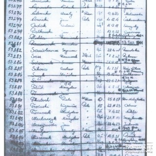 Dokumenty z obozu w Mauthausen