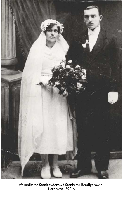 Weronika i Stanisław Remligerowie, 04.06.1922 r.