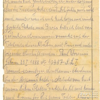 List Pawła Września z KL Mauthausen 1944 r., str. 2