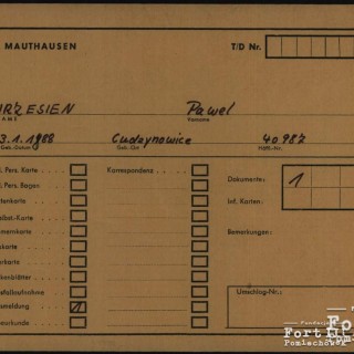 Karta z KL Mauthausen