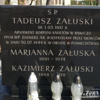 Zdjęcie grobu, cmentarz parafialny w Nowym Dworze Mazowieckim