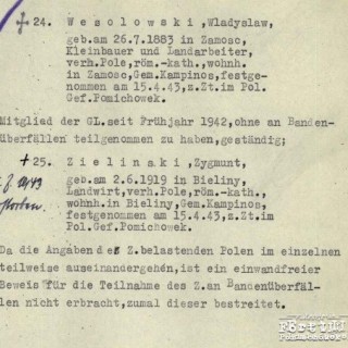Dokumentacja aktowa Tajnej Policji Państwowej w Ciechanowie w sprawie Stefana Małeckiego, ur. 13.04.1913 (i innych), sygn. IPN GK 629/3275