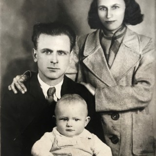 Banaszewski Witold z żoną Henryką i synem Stanisławem