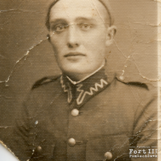 Zdjęcie Mieczysława Dylewskiego z okresu służby wojskowej w 1 Brygadzie Saperów w Modlinie (prawdopodobnie lata 36-38)