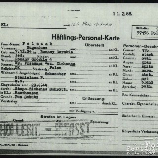 Dokumentacja z KL Mauthausen