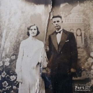 Jan Grzeszczak z żoną Zofią