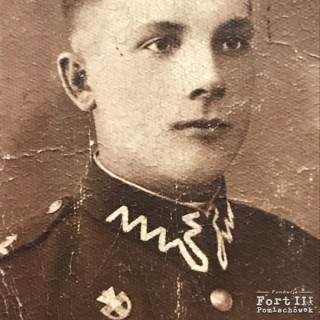 Zdjęcie Wincentego Jaskułowskiego z okresu służby wojskowej.