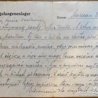 List do Wacława Komorowskiego od dowódcy z Oflagu (str.2)