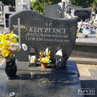 Grób Witalisa Kępczyńskiego na Cmentarzu w Płocku