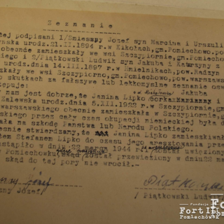 Dokument tzw. lojalności wystawiany po wojnie osobom ubiegającym się o np. pracę bądź miejsce w szkole