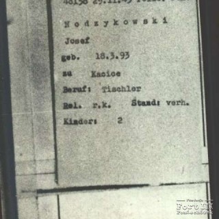 Dokumentacja KL Mauthausen więźnia