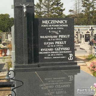 Pomnik na cmentarzu w Chociszewie koło Czerwińska
