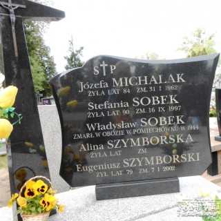 Grób symboliczny na cmentarzu parafialnym w Imielnicy – Płocku