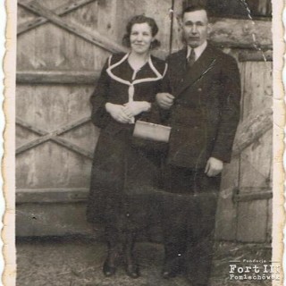 Szczepan Topolski wraz z żoną Ireną w 1943 roku