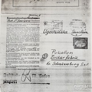 Koperta od listu wysłanego z KL Mauthausen Gusen
